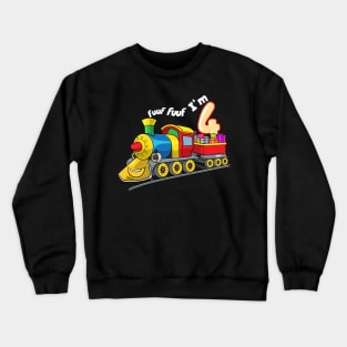 Train birthday for kids Crewneck Sweatshirt